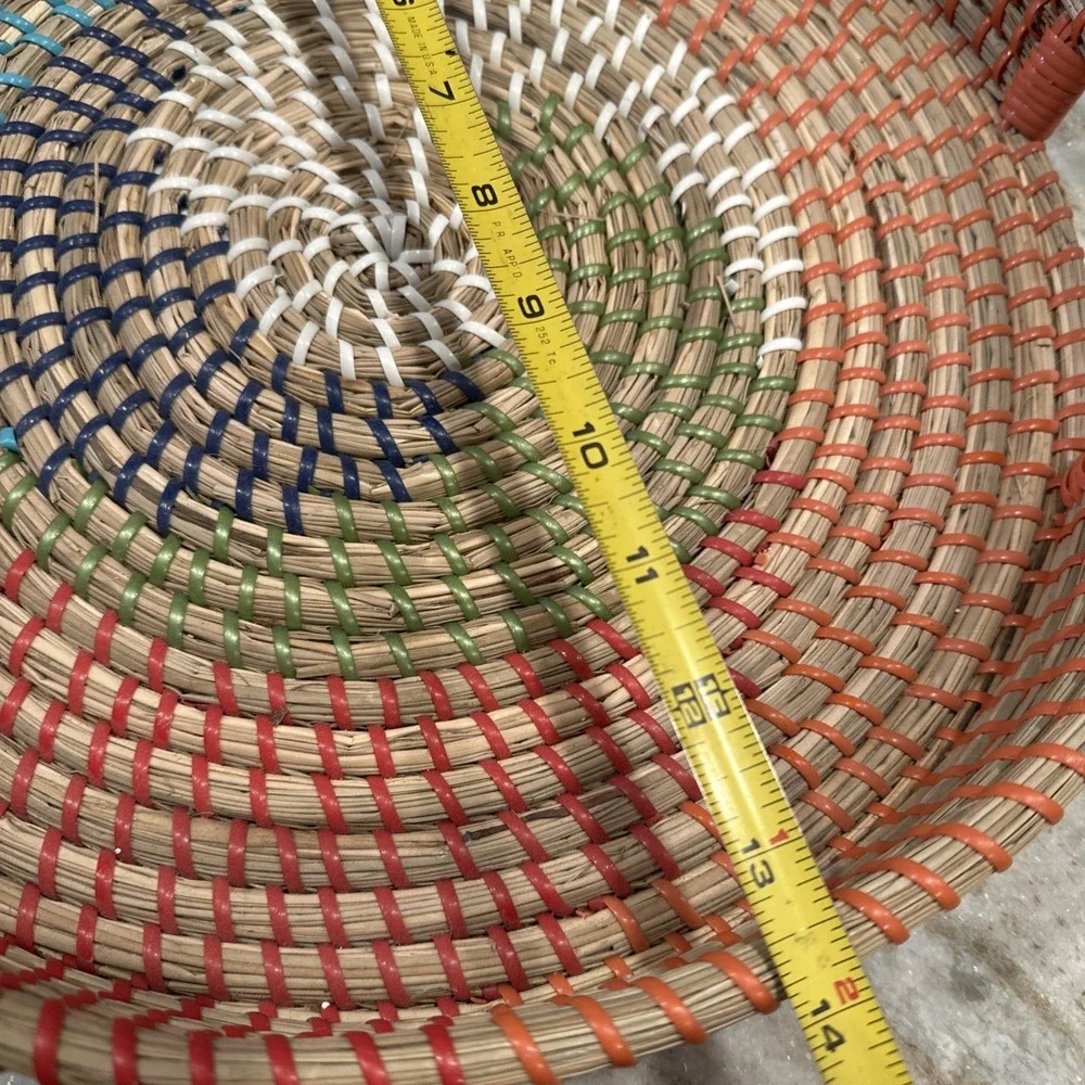 Woven Seagrass Basket With Handles 14